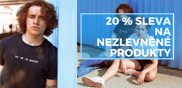 20 % sleva na nezlevněné produkty 20 % sleva na nezlevněné produkty