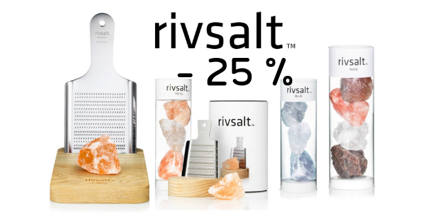 Sleva 25 % na švédskou značku Rivsalt Sleva 25 % na švédskou značku Rivsalt