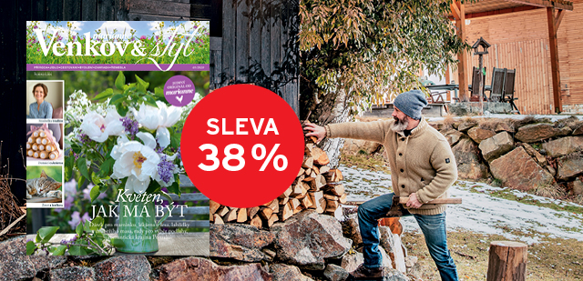 Exkluzivní SLEVA 12x vydání Venkov a styl za 599 Kč Exkluzivní SLEVA 12x vydání Venkov a styl za 599 Kč