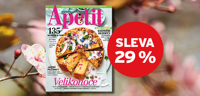 Předplatné časopisu Apetit za 299 Kč (poštovné ZDARMA) Předplatné časopisu Apetit za 299 Kč (poštovné ZDARMA)