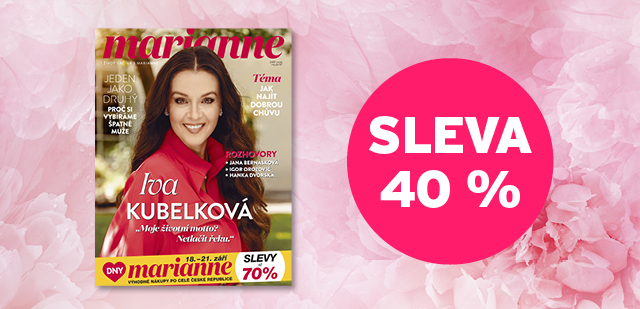 Předplatné časopisu Marianne + digitální verze ZDARMA za 329 Kč 