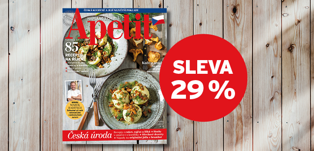 Předplatné časopisu Apetit za 299 Kč (poštovné ZDARMA) Předplatné časopisu Apetit za 299 Kč (poštovné ZDARMA)