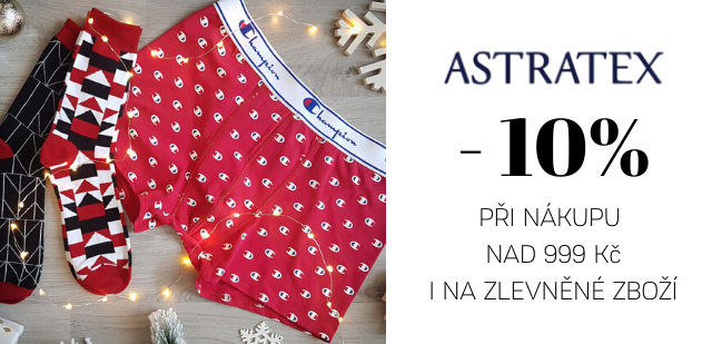 10 % při nákupu nad 999 Kč i na zlevněné zboží 10 % při nákupu nad 999 Kč i na zlevněné zboží