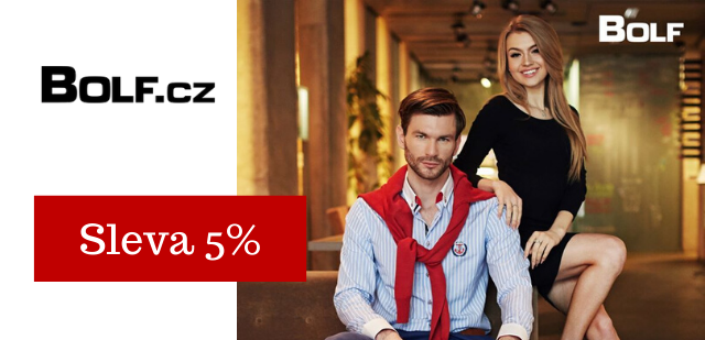 Nezmeškejte BOLF SALE a navyšte si slevu ještě o 5 % Nezmeškejte BOLF SALE a navyšte si slevu ještě o 5 %