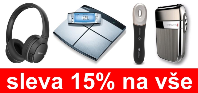 15% sleva na všechny značky 15% sleva na všechny značky
