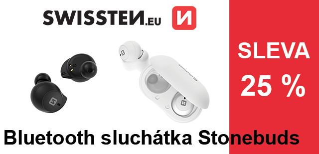 25 % na bluetooth sluchátka SWISSTEN Stonebuds 25 % na bluetooth sluchátka SWISSTEN Stonebuds