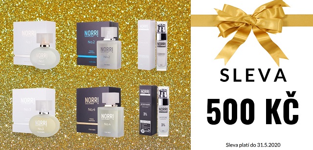 Sleva 500 Kč na luxusní parfémy a kosmetiku Sleva 500 Kč na luxusní parfémy a kosmetiku