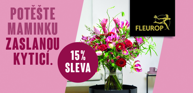 Exkluzivně 15% sleva na KYTICI ke DNI MATEK! Exkluzivně 15% sleva na KYTICI ke DNI MATEK!