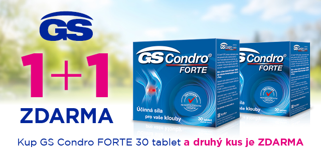 Kupte GS Condro® FORTE 30 tablet a získejte druhé balení ZDARMA