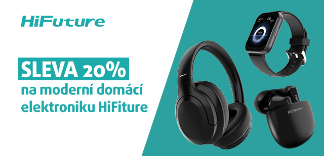 20% sleva na audio značky HiFuture