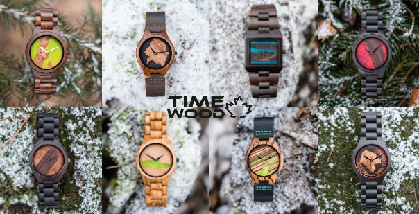 Mimořádná sleva 20 % na dřevěné hodinky TimeWood z limitované edice Mimořádná sleva 20 % na dřevěné hodinky TimeWood z limitované edice