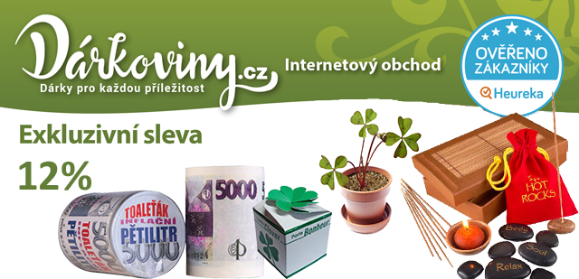 Sleva 12 % na produkty na www.Darkoviny.cz Sleva 12 % na produkty na www.Darkoviny.cz