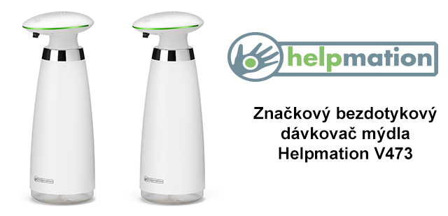 Bezdotykový dávkovač mýdla Helpmation V473 za výhodnou cenu Bezdotykový dávkovač mýdla Helpmation V473 za výhodnou cenu