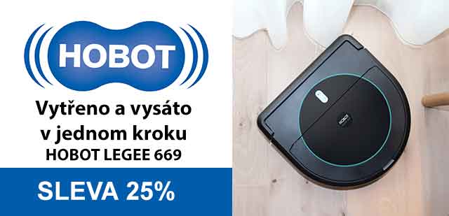 Robotický vysavač a mop s aktivními mopy HOBOT LEGEE 669 Robotický vysavač a mop s aktivními mopy HOBOT LEGEE 669