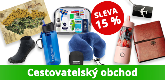 SLEVA 15 % v cestovatelském obchodu www.zapakuj.cz