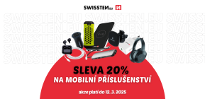 SLEVA 20 % na veškeré mobilní příslušenství od značky SWISSTEN