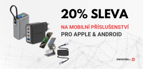 SLEVA 20 % na veškeré mobilní příslušenství od značky SWISSTEN SLEVA 20 % na veškeré mobilní příslušenství od značky SWISSTEN