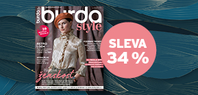Předplatné časopisu Burda Style za 549 Kč (poštovné ZDARMA)