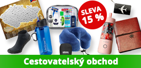 SLEVA 15 % v cestovatelském obchodu www.zapakuj.cz 