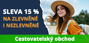 SLEVA 15 % v cestovatelském obchodu www.zapakuj.cz 